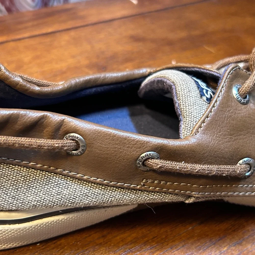 Sperry Men's Brown and Gray Boat Shoes